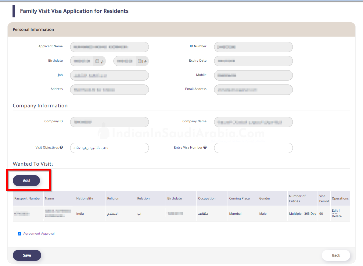 Add Applicants